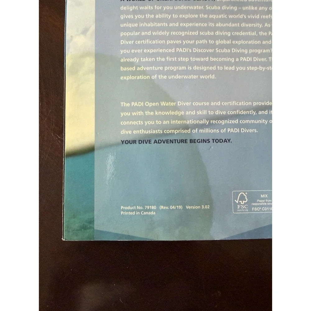 PADI Open Water Diver Manual